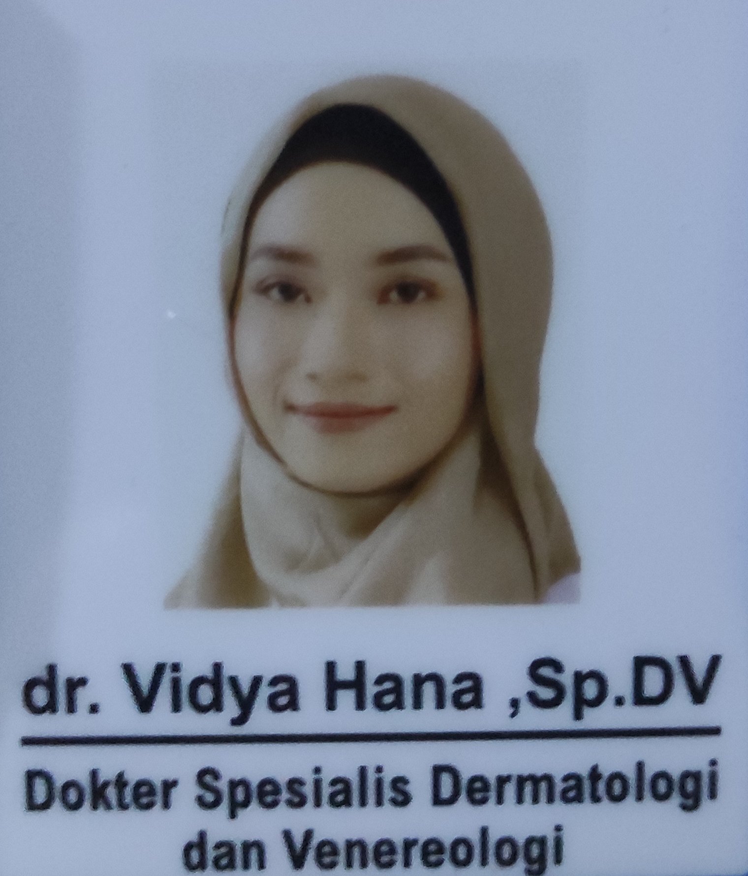 Dr. Vidya Hana Dwi Ayuningtyas M.Sc., Sp.DV